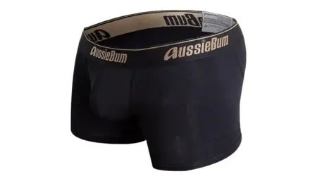 Aussiebum cotton soft boxershorts sort set fra siden