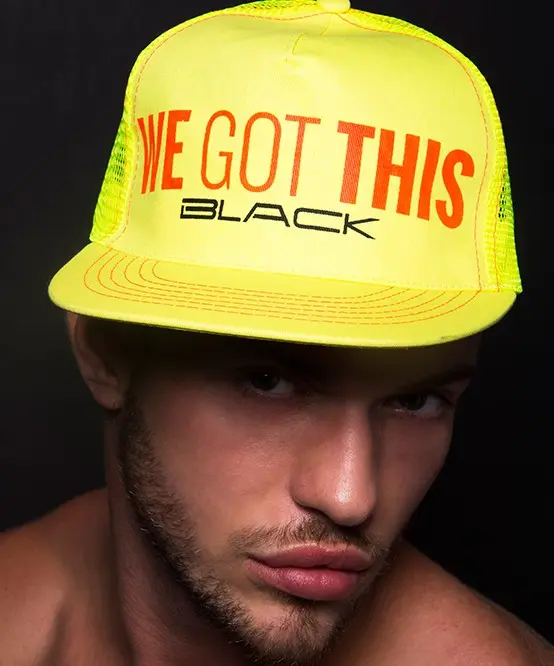 We Got This Black Cap from Andrew Christian