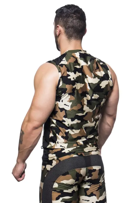 Andrew Christian Camouflage tank top