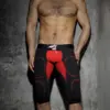 addicted knælange fetish bukser rød forside