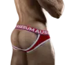 AUSSIEBUM LASHER RED BRIEF FROM THE BAG
