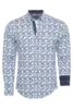 Hvid design slimfit skjorte