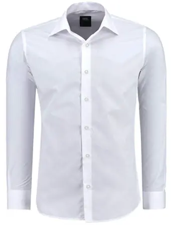 Hvid slim fit skjorte fra JEEL